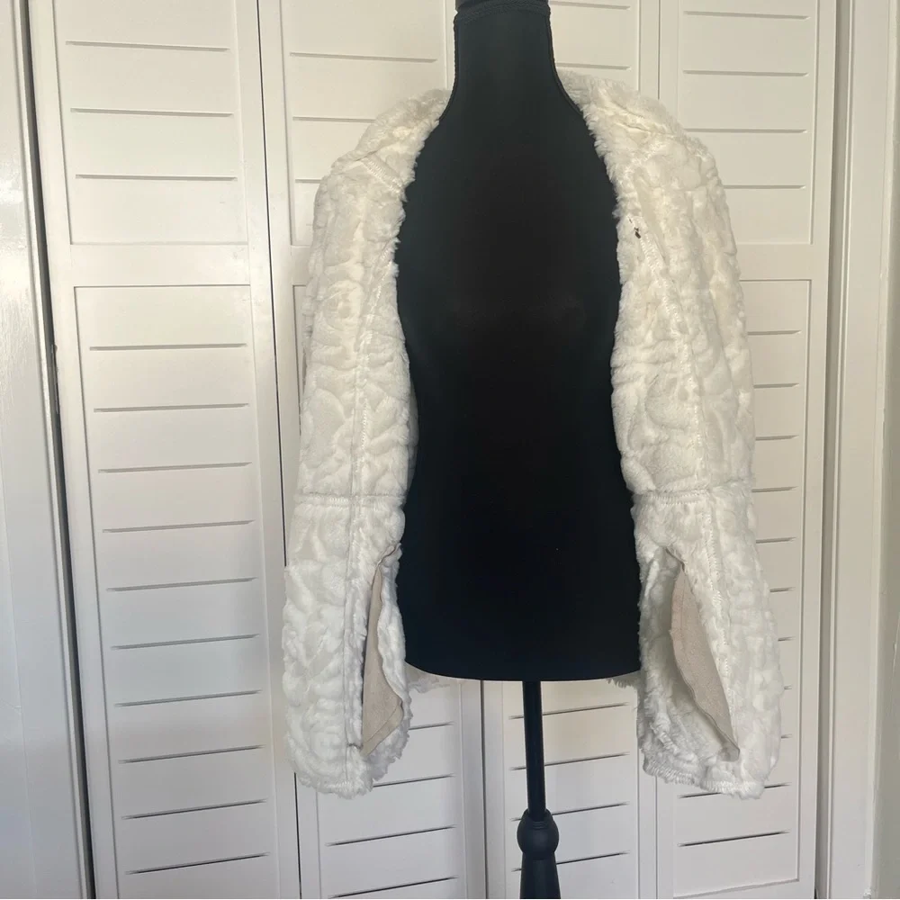 Cowgirl Legend NWOT Women's Faux Suede Tan Shearling Jacket Sz L - Picture 6 of 13